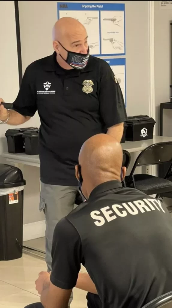 New security officer training in Florida focusing on professionalism, communication, and proper procedures