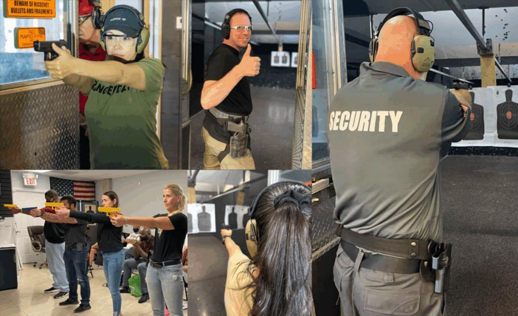 Security License G Re-qualification is a 4 hour mandatory training. We meet at the range to review changes in laws, take exam and qualify.